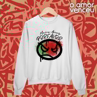 Moletom Fechado Mais Amor Por Favor Log