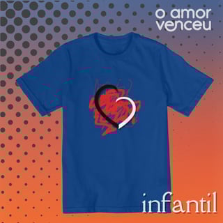 Camiseta Quality Infantil Amor Livre