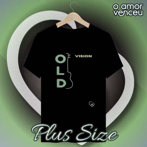 Camiseta Plus Size Old Vision Canções (Promoção)