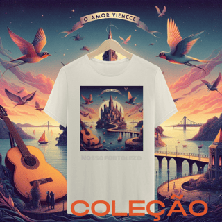 Camiseta Pima Nossa Fortaleza Vida
