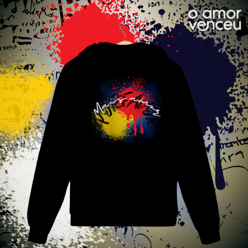 Moletom Com Zíper Mais Amor Por Favor