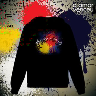 Moletom Com Zíper Mais Amor Por Favor