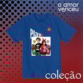 Camiseta Infantil Play Heróis JUventude