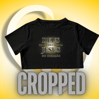 Camisa Cropped Fé