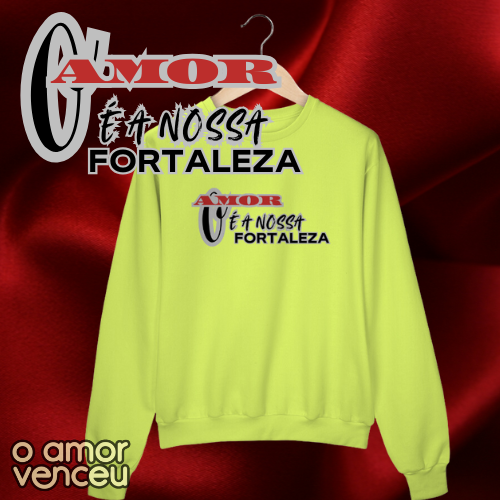 Moletom Fechado Nossa Fortaleza Família