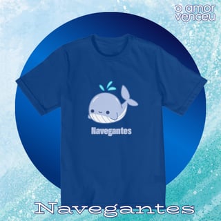 Camiseta Quality Infantil Navegantes Baleinha