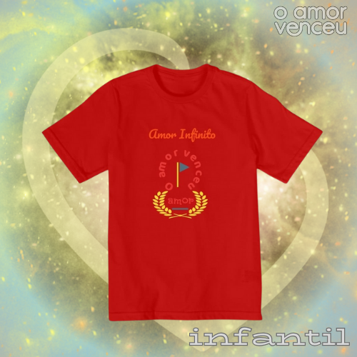 Camiseta Infantil Amor Infinito