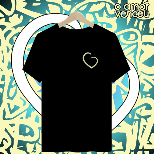 Nome do produto: Camiseta Quality Coração Não Quebra