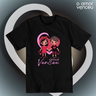 Camiseta Infantil Jurek Amor Venceu