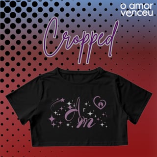 Camisa Cropped Amor