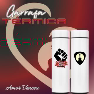 Garrafa Térmica Mais Amor Por Favor Protesto