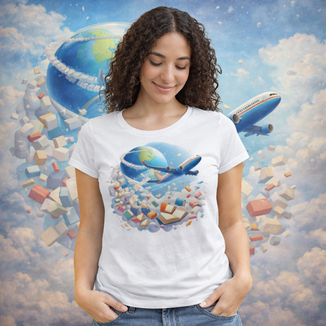 Camiseta Feminina Viagem Literária
