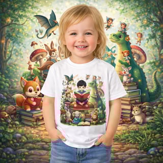 Camiseta Infantil Incentivo a leitura