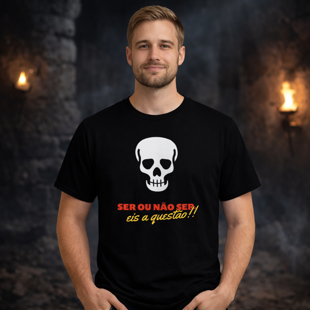 Camiseta Ser ou Não Ser