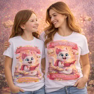 Kit Mãe e Filha Duda Ler é Uma Aventura