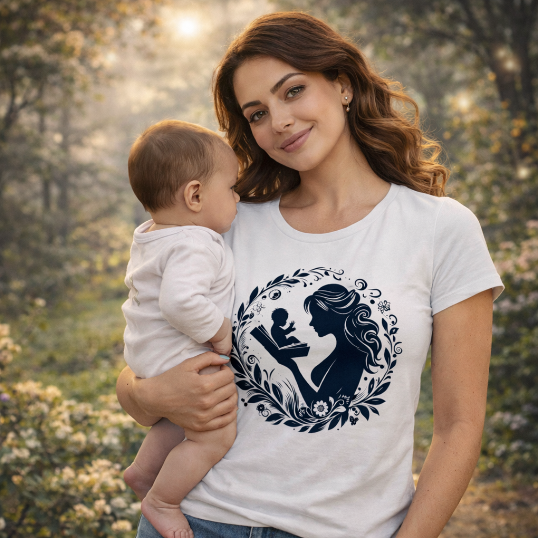 Camiseta Feminina Mãe Leitora
