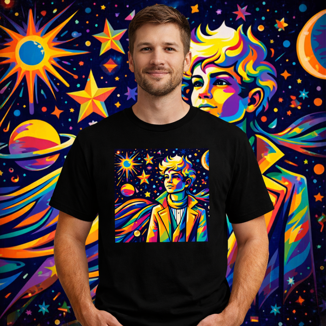 Camiseta Pequeno Príncipe Art Pop