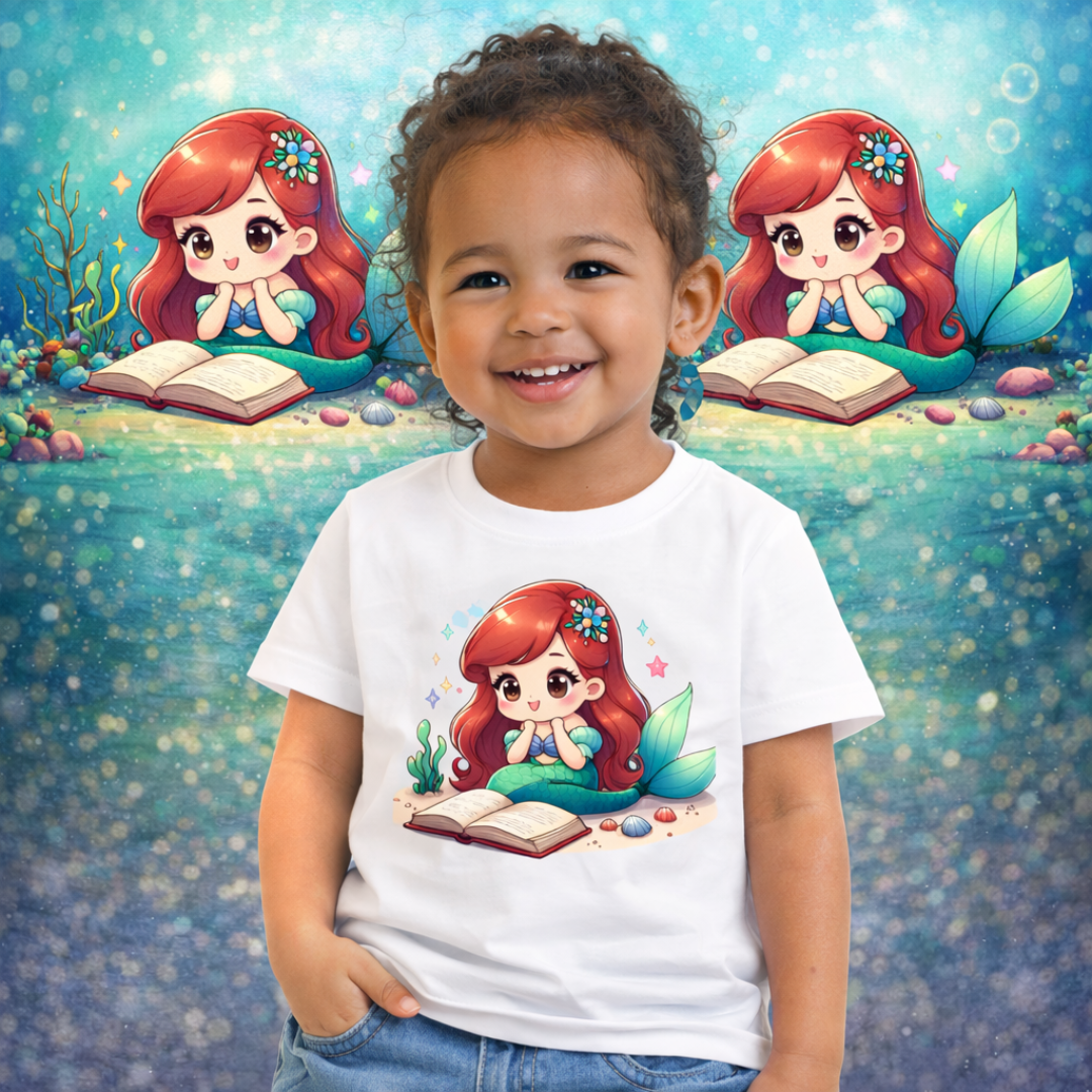 Camiseta Infantil Pequena Sereia
