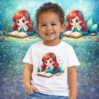 Camiseta Infantil Pequena Sereia