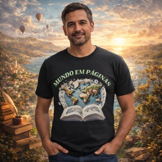 Camiseta Mundo de Páginas