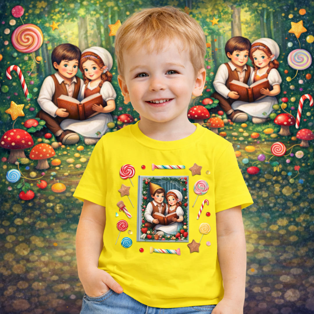 Camiseta Infantil João e Maria