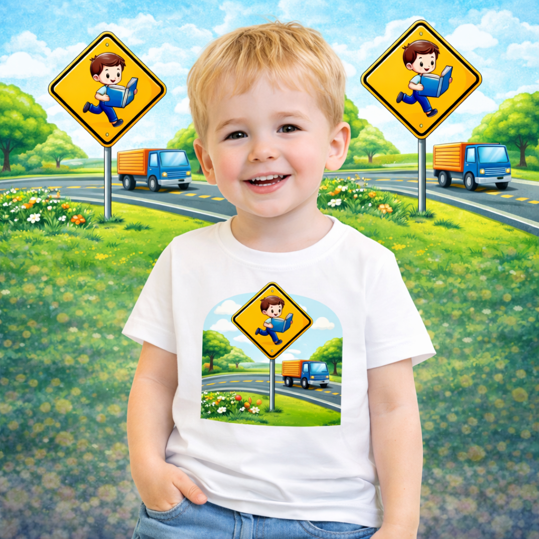 Camiseta Infantil Explorando Novos Horizontes