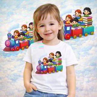 Camiseta Infantil Expresso da Leitura