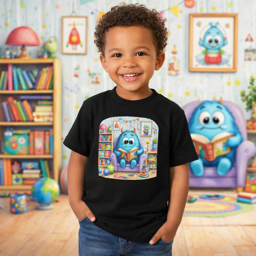 Camiseta Infantil Monstrinho Leitor