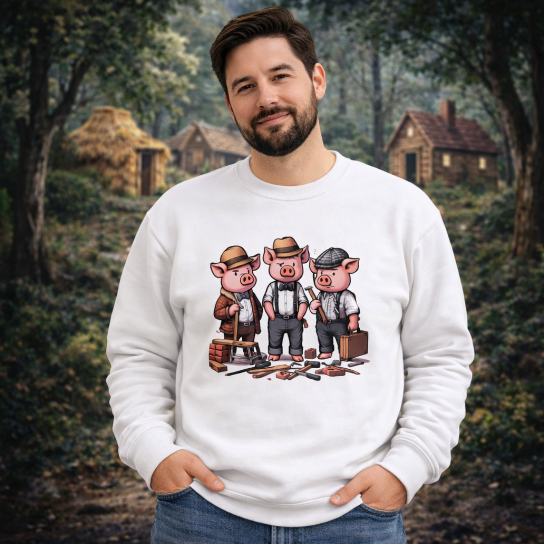 Moletom Os Três Porquinhos