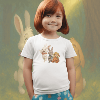 Camiseta  OS Coelhinhos Que Aprenderam Compartilhar