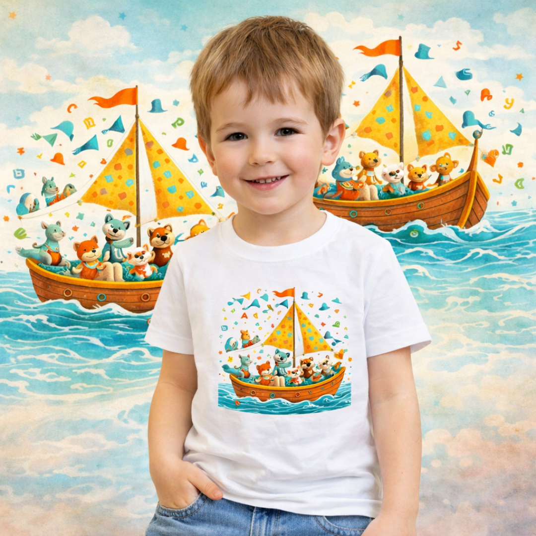 Camiseta Infantil Navegando pelo Conhecimento