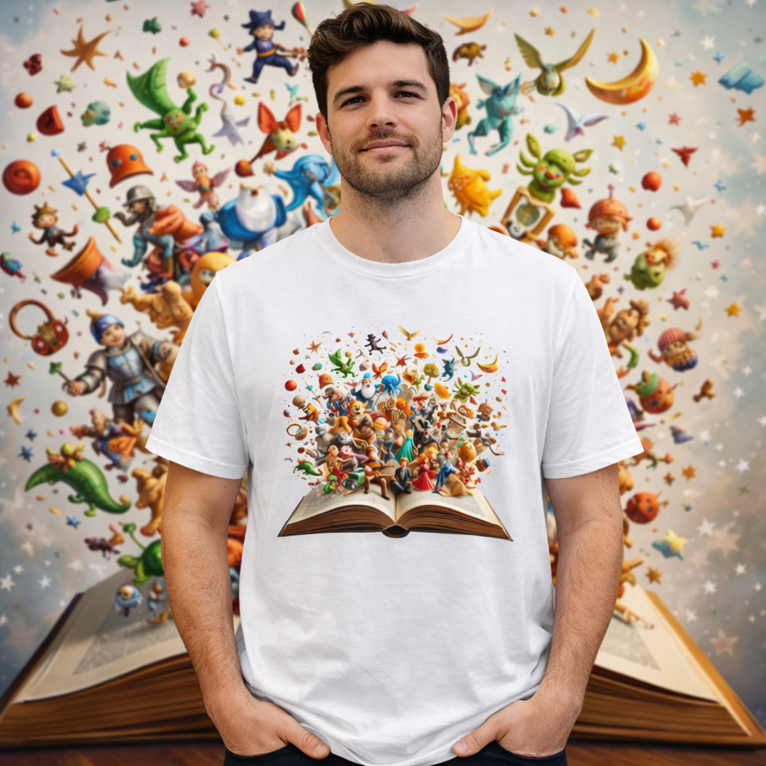 Camiseta  Livro Aberto em Ebulição