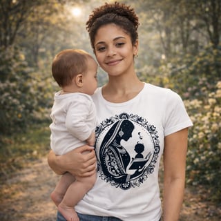 Camiseta Feminina Mãe Leitora Indiana