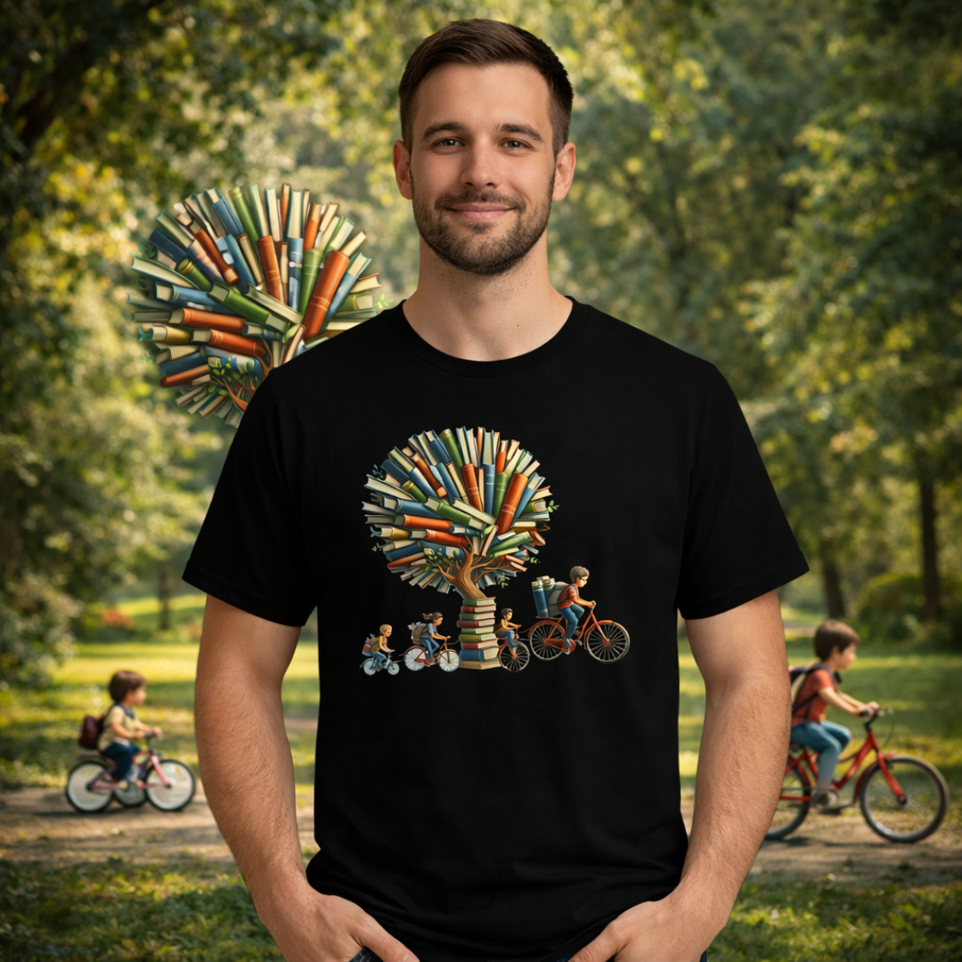 Camiseta  Pedalando pela Leitura