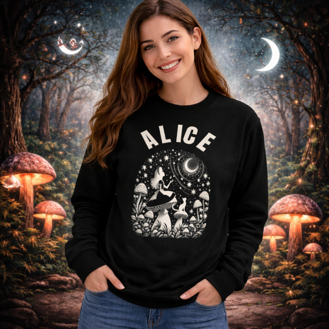 Moletom Alice no País das Maravilhas