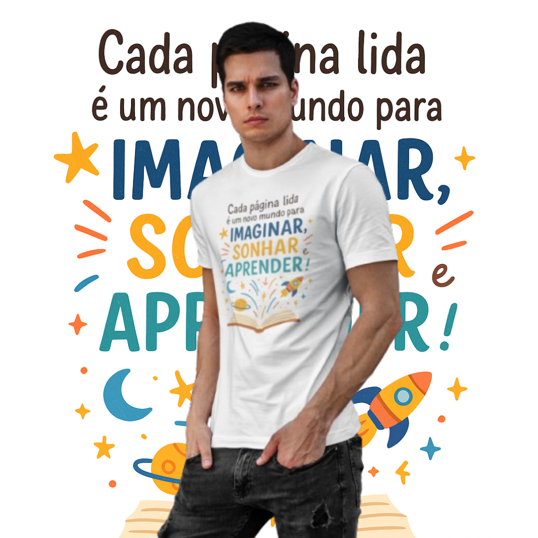 Camiseta Cada Página Lida