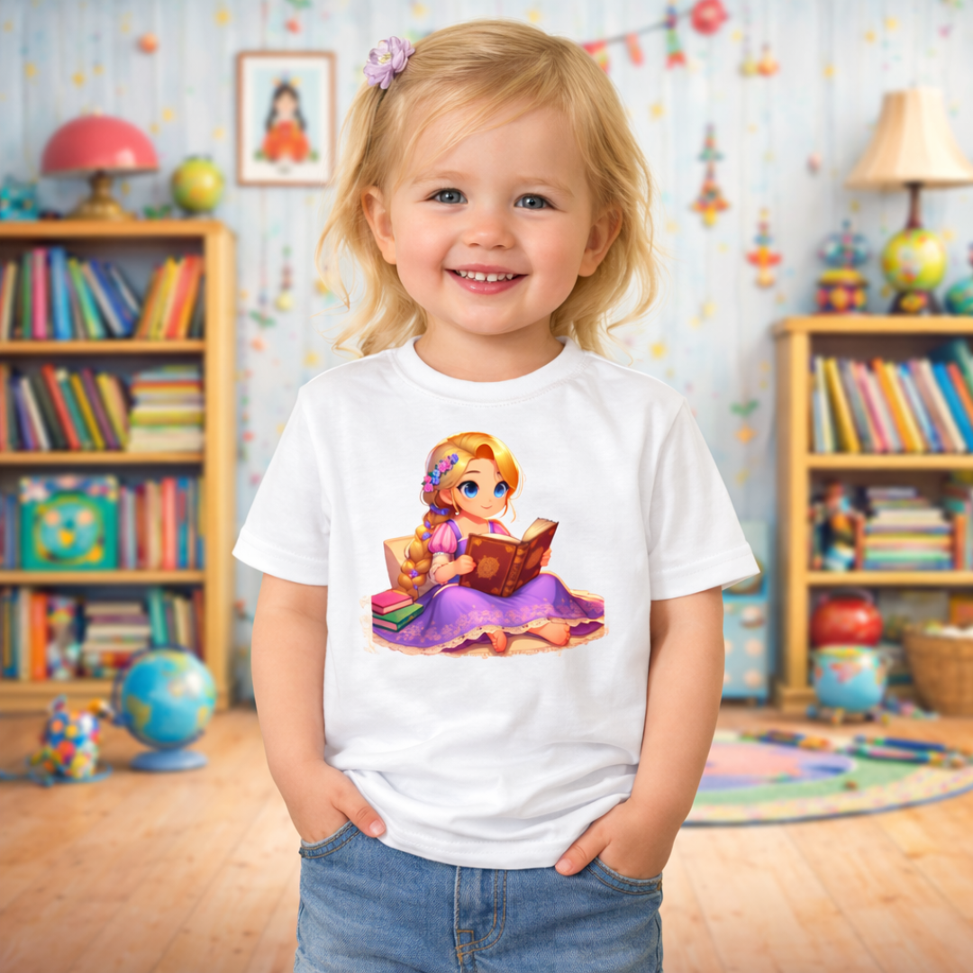 Camiseta Infantil Rapunzel