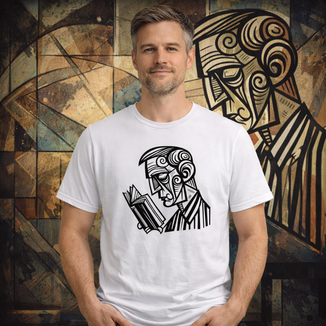 Camiseta  Homem Leitor