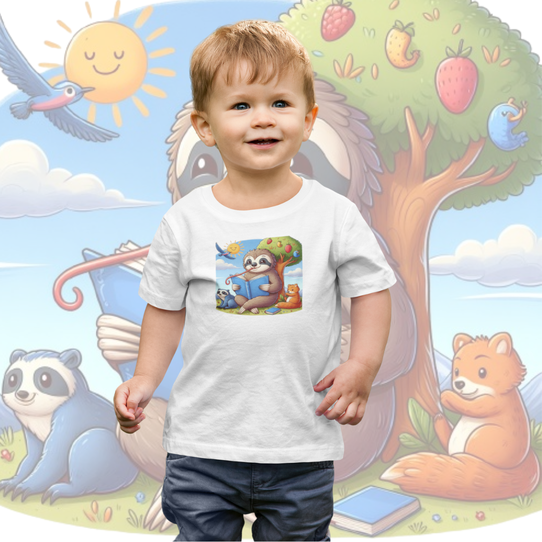 CAMISETA INFANTIL BICHO PREGUIÇA