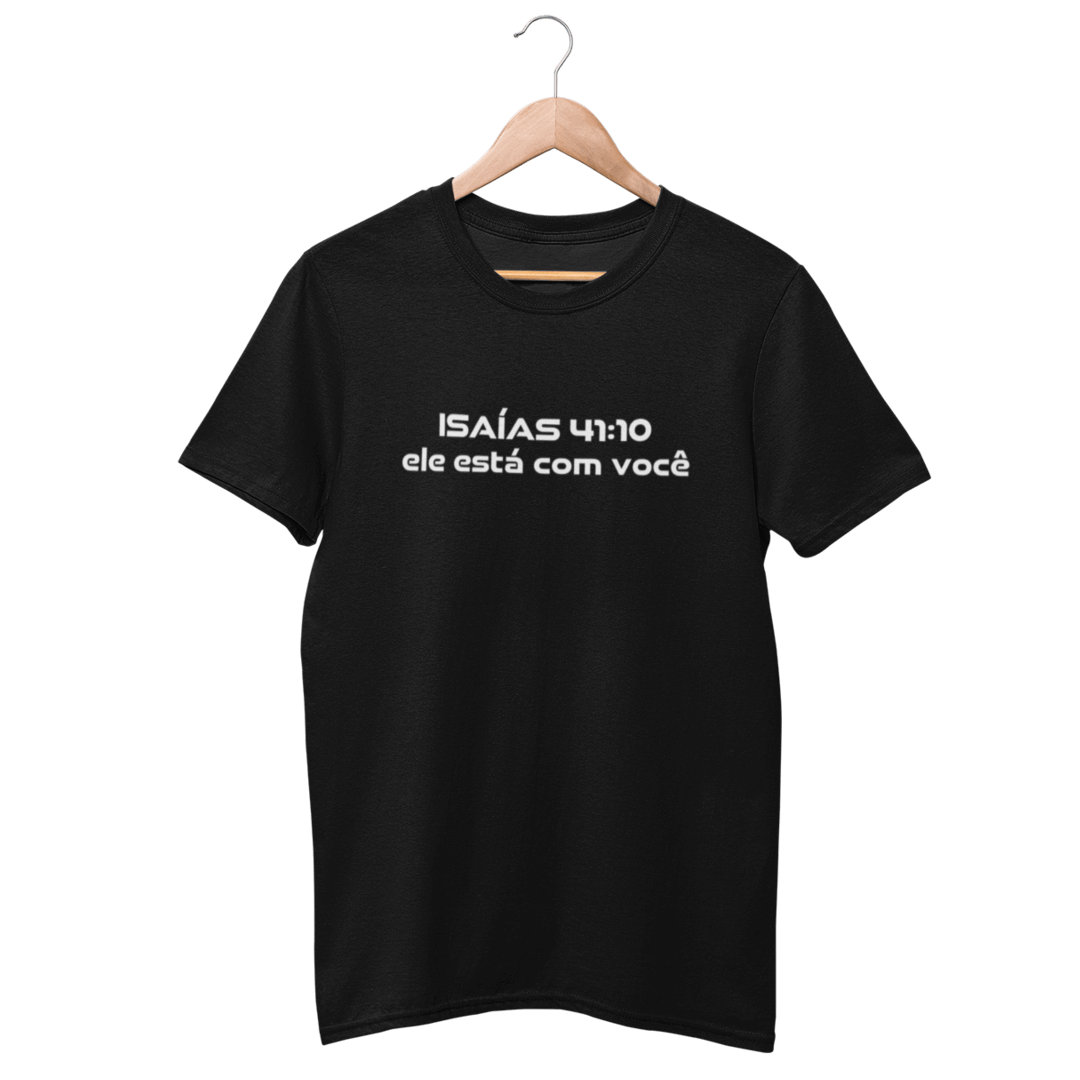 Nome do produto: Camiseta Cristã Prime - Isaías 41:10 - Estampa Grande
