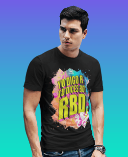 Camiseta RBD - Yo Digo R Tú Dices BD RBD 2