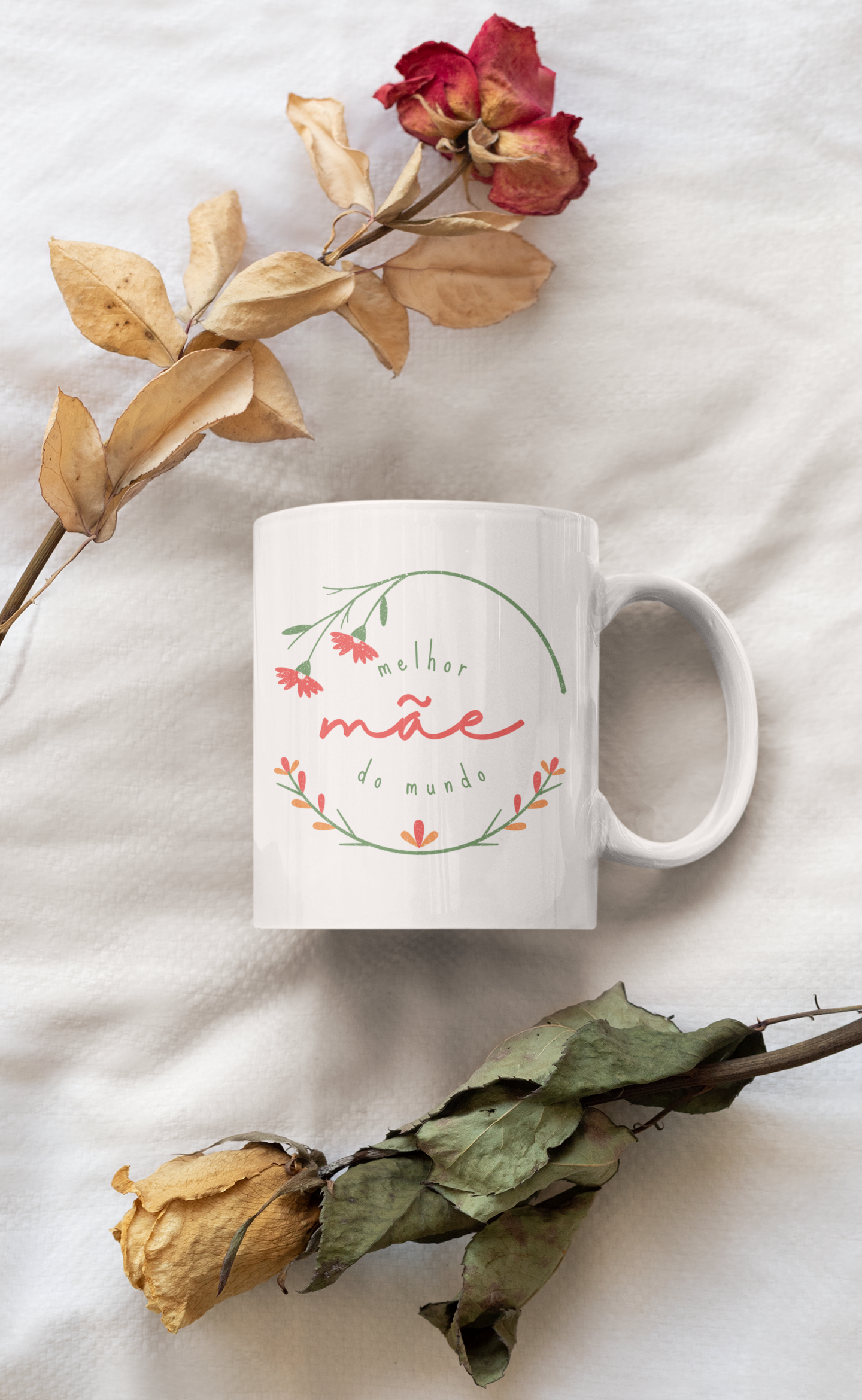 Nome do produto: Caneca dia das Mães - melhor mãe do mundo