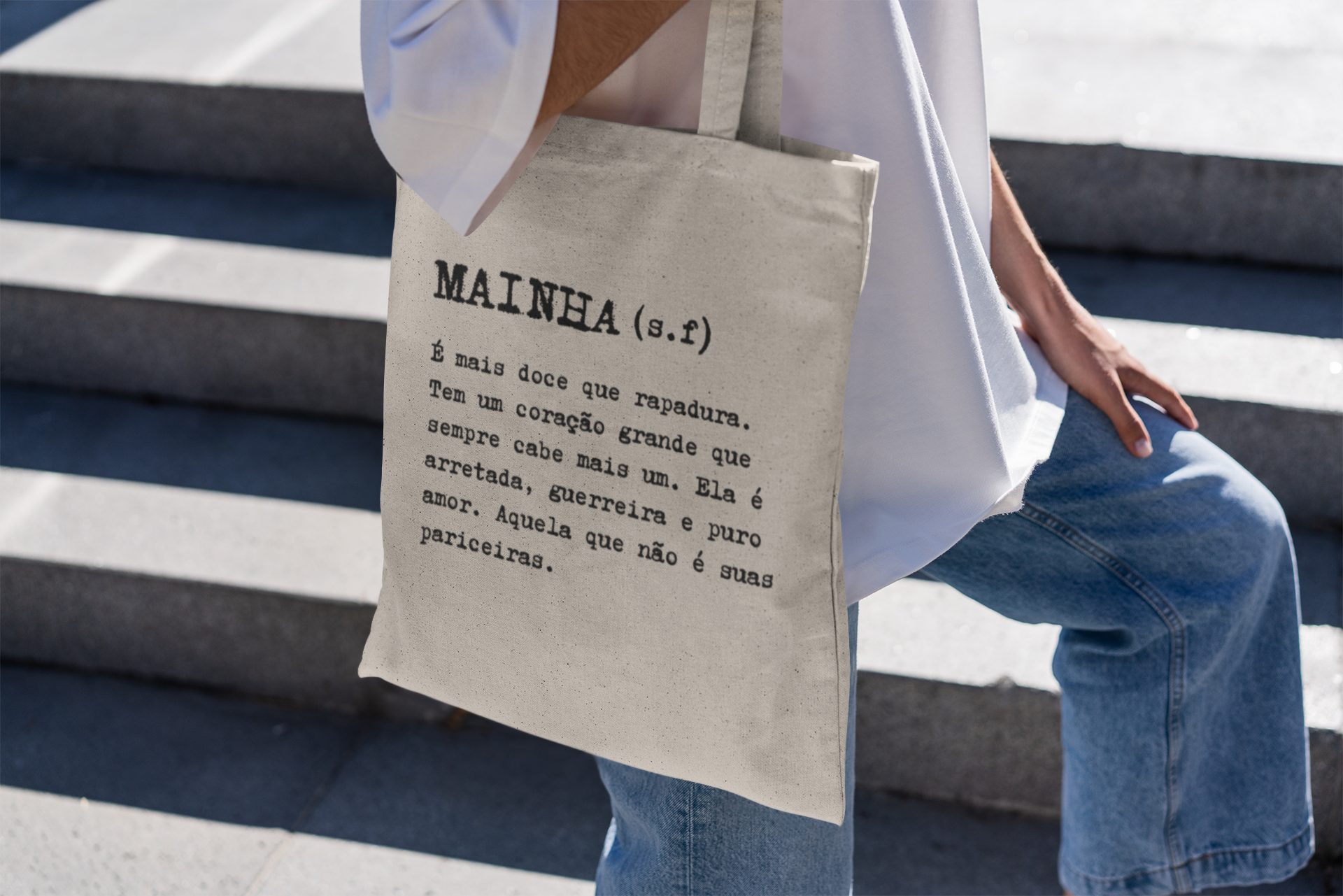 Nome do produto: EcoBag dia das mães - Mainha