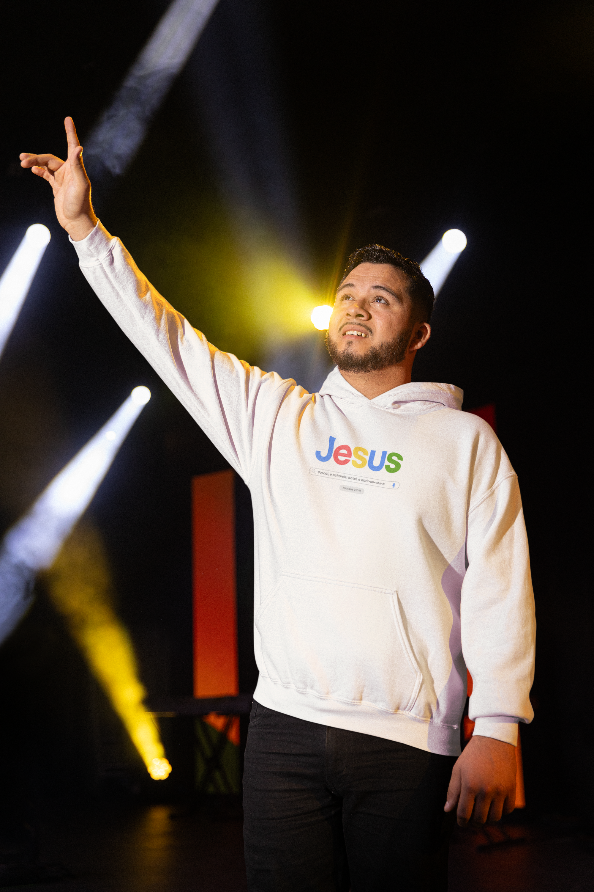 Nome do produto: Moletom Canguru - Jesus 