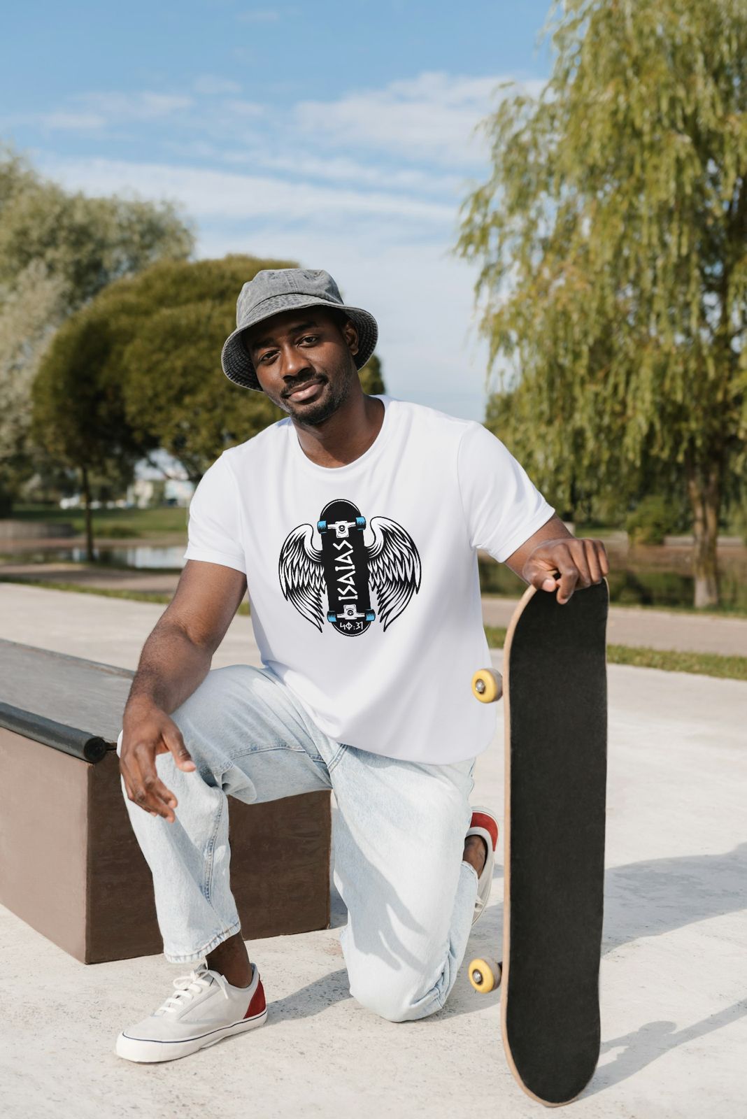 Nome do produto: Camiseta Masculina - Isaias