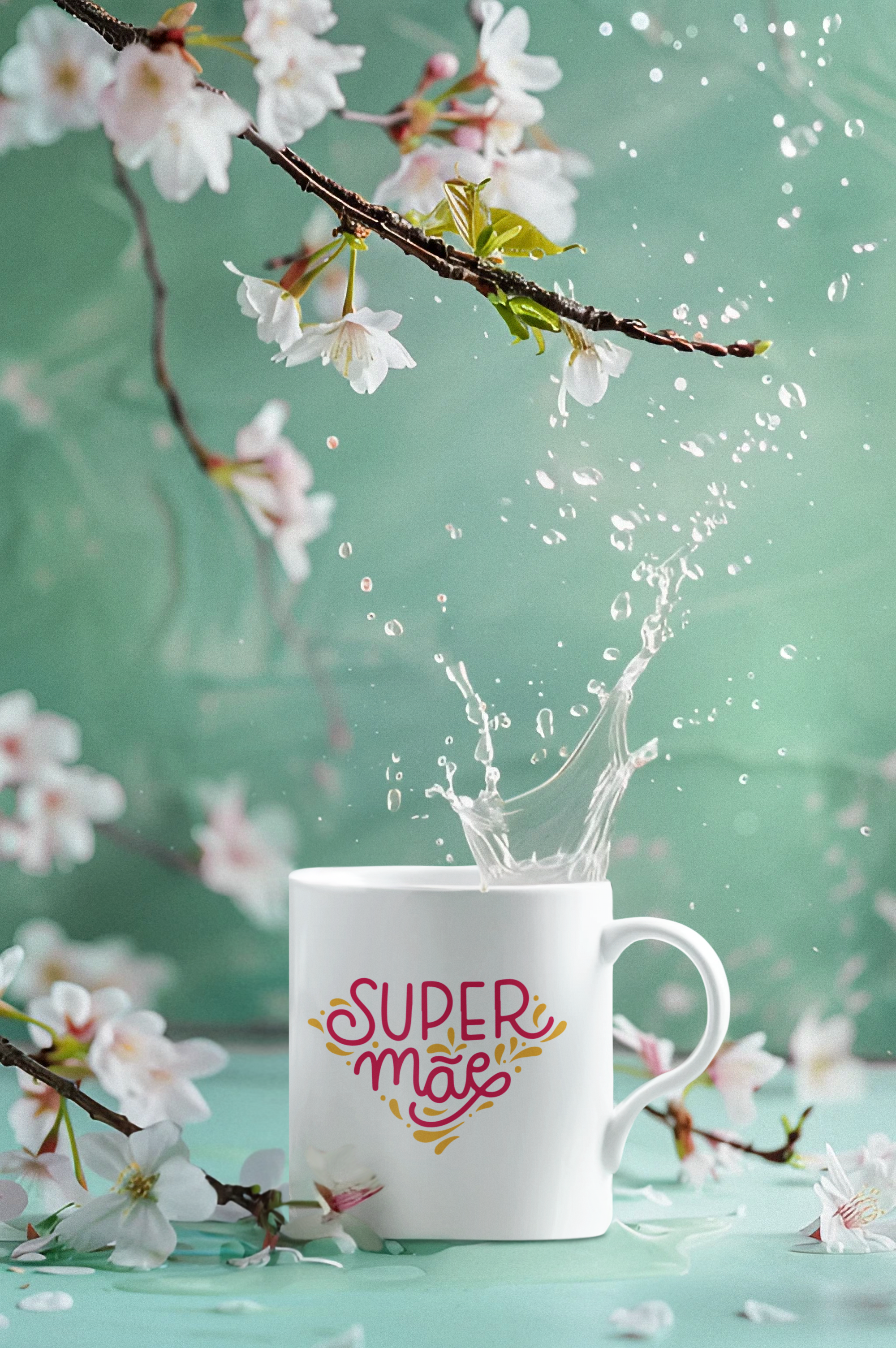 Nome do produto: Caneca dia das Mães - Super Mãe
