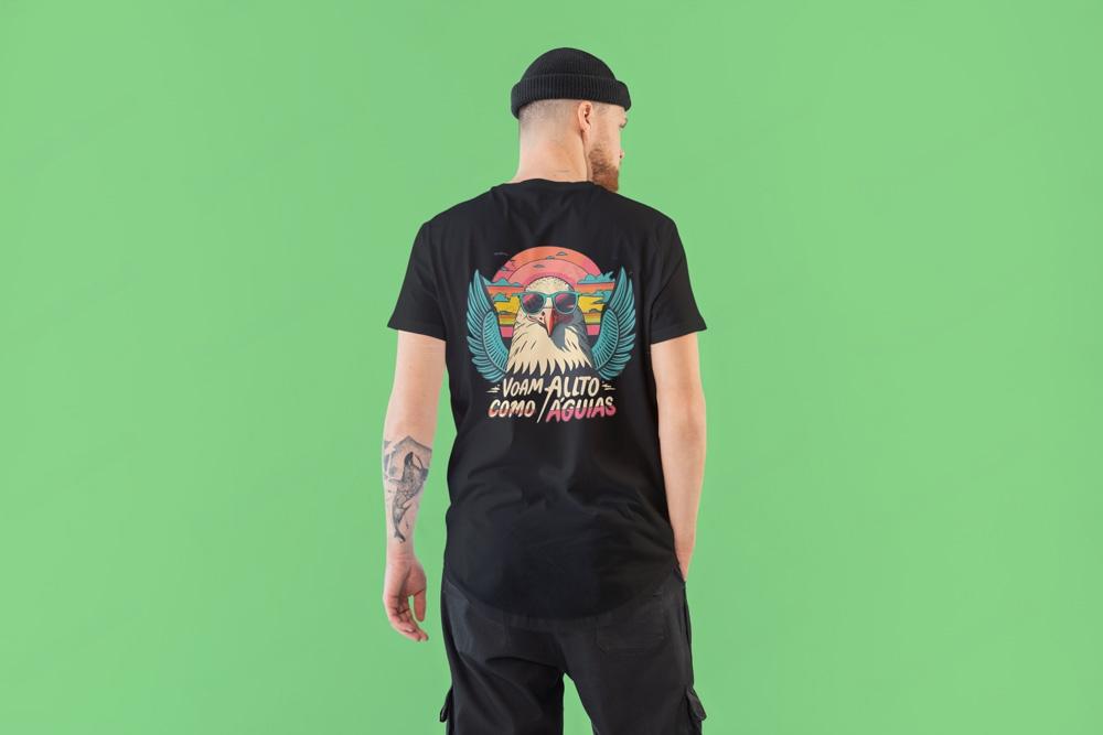 Nome do produto: CAMISETA T-SHIRT STANDARD - ÁGUIA