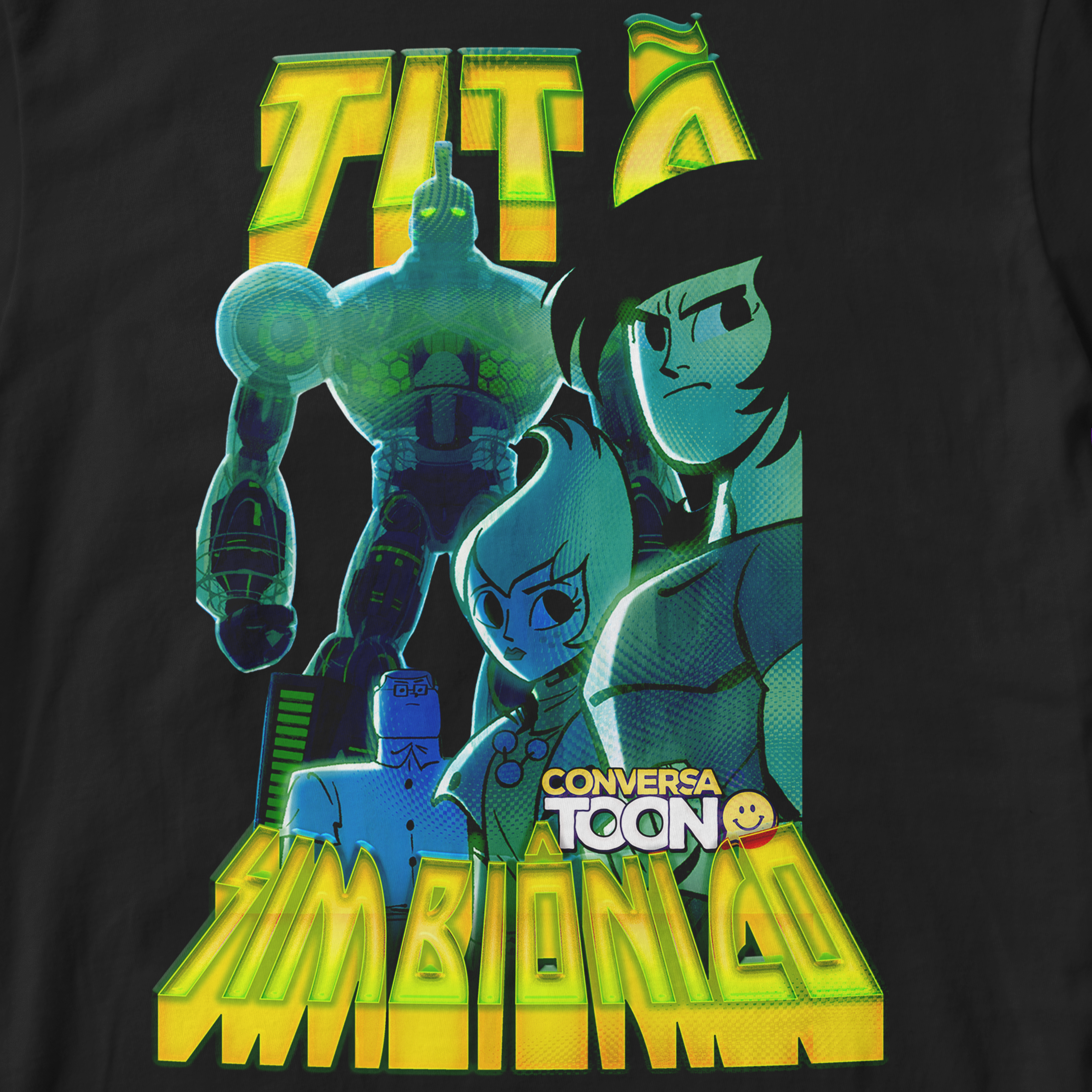 Nome do produto: Camiseta Titã Simbiônico - Vintage Design