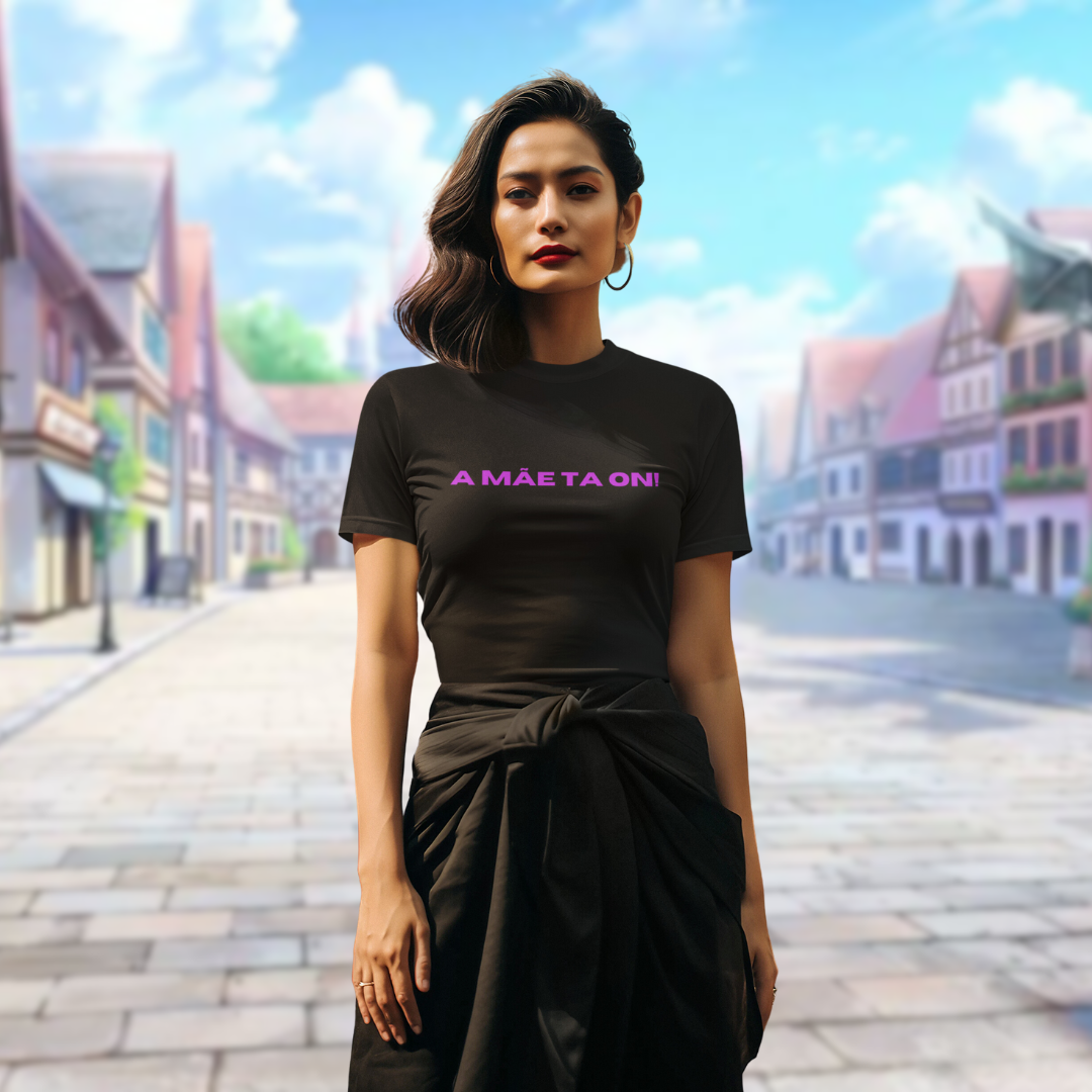 Nome do produto: Camisa A mãe ta on