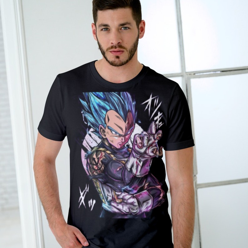 Nome do produto: camisa Vegeta Super Sayajin Blue